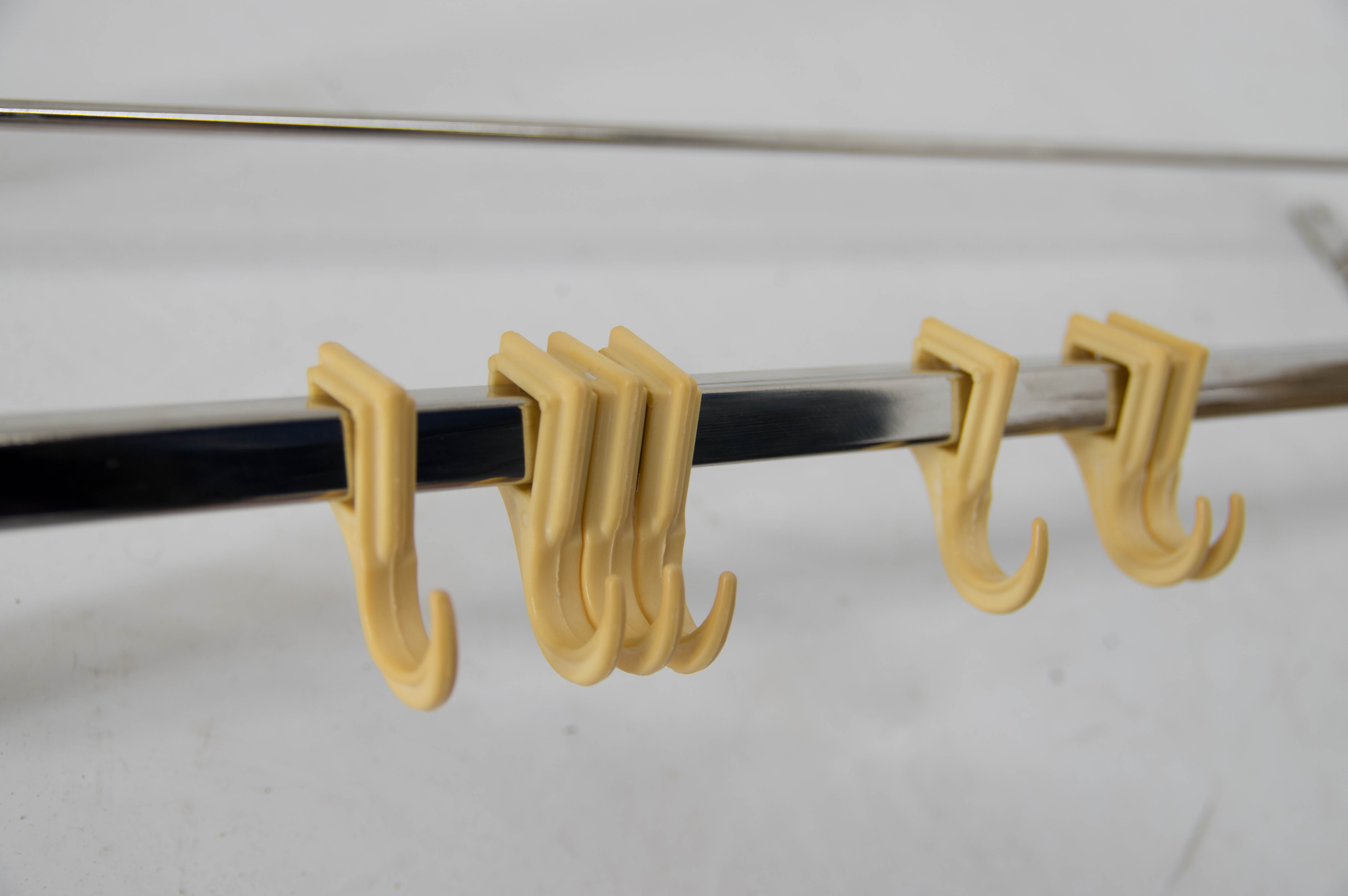 Bauhaus deco wall coat hanger, 1920s