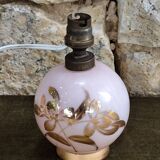 Pied de lampe ancien globe art déco