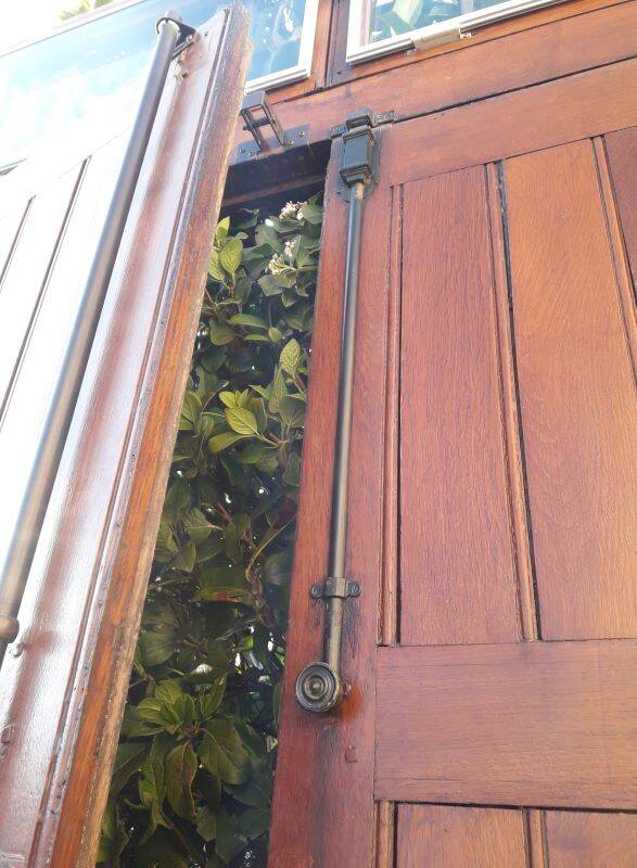 Double entrance door 227x142.2cm oak multi-point lock and frame