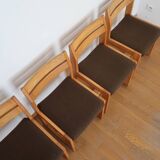 4 chairs sleigh Maison Regain