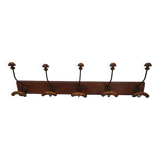 Wall mounted coat rack