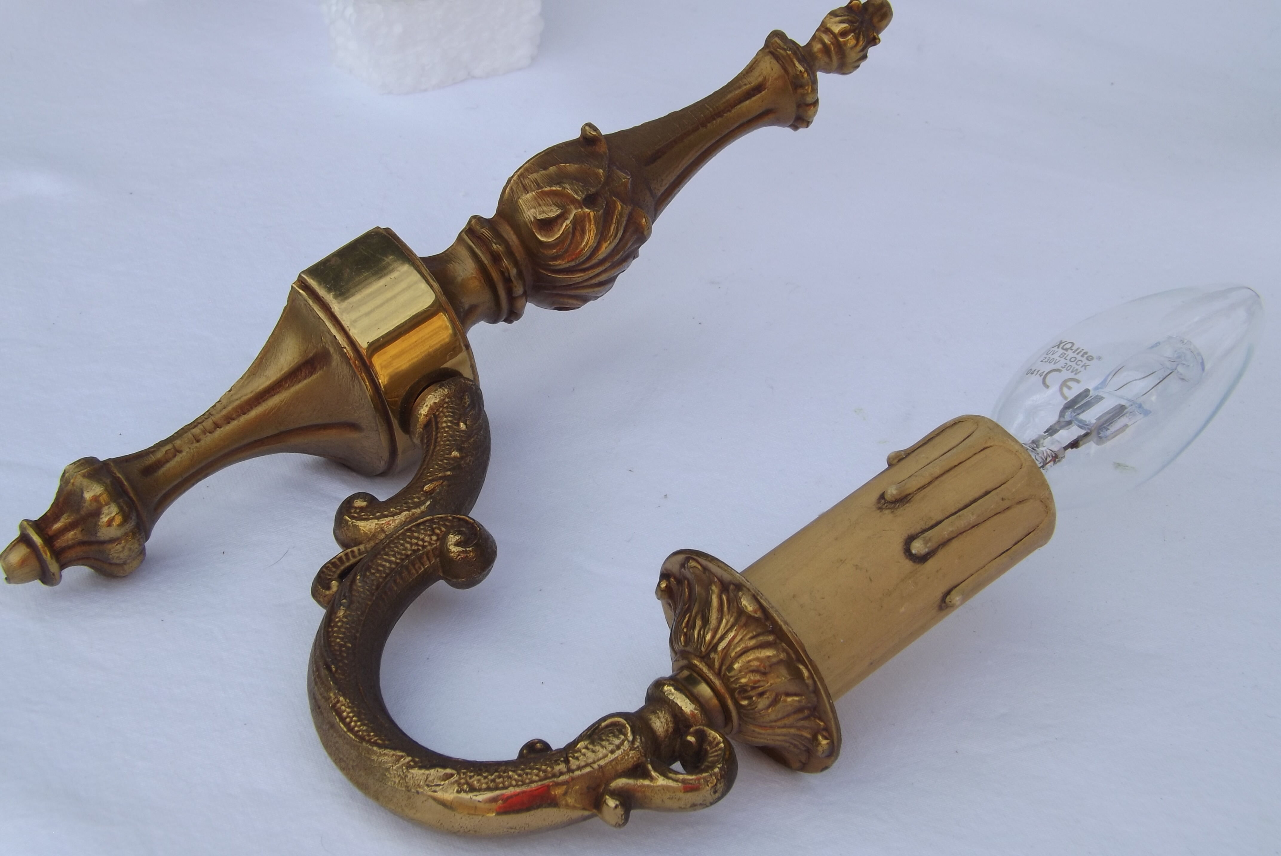 Set of 3 bronze gold appliques style Louis XVI end 19th