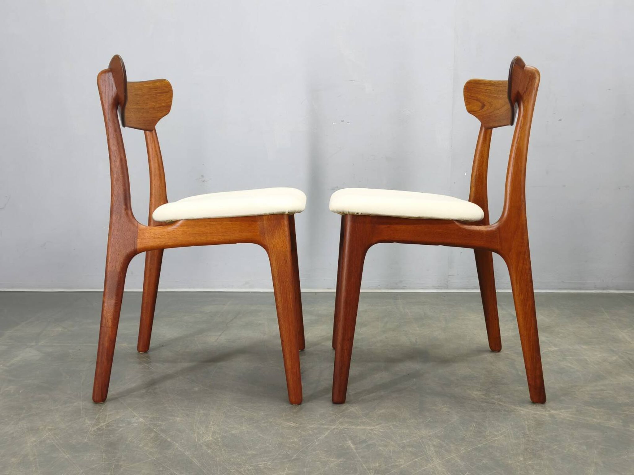 Set of 4 Danish Teak Dining Chairs by Schionning & Elgaard, 1960s