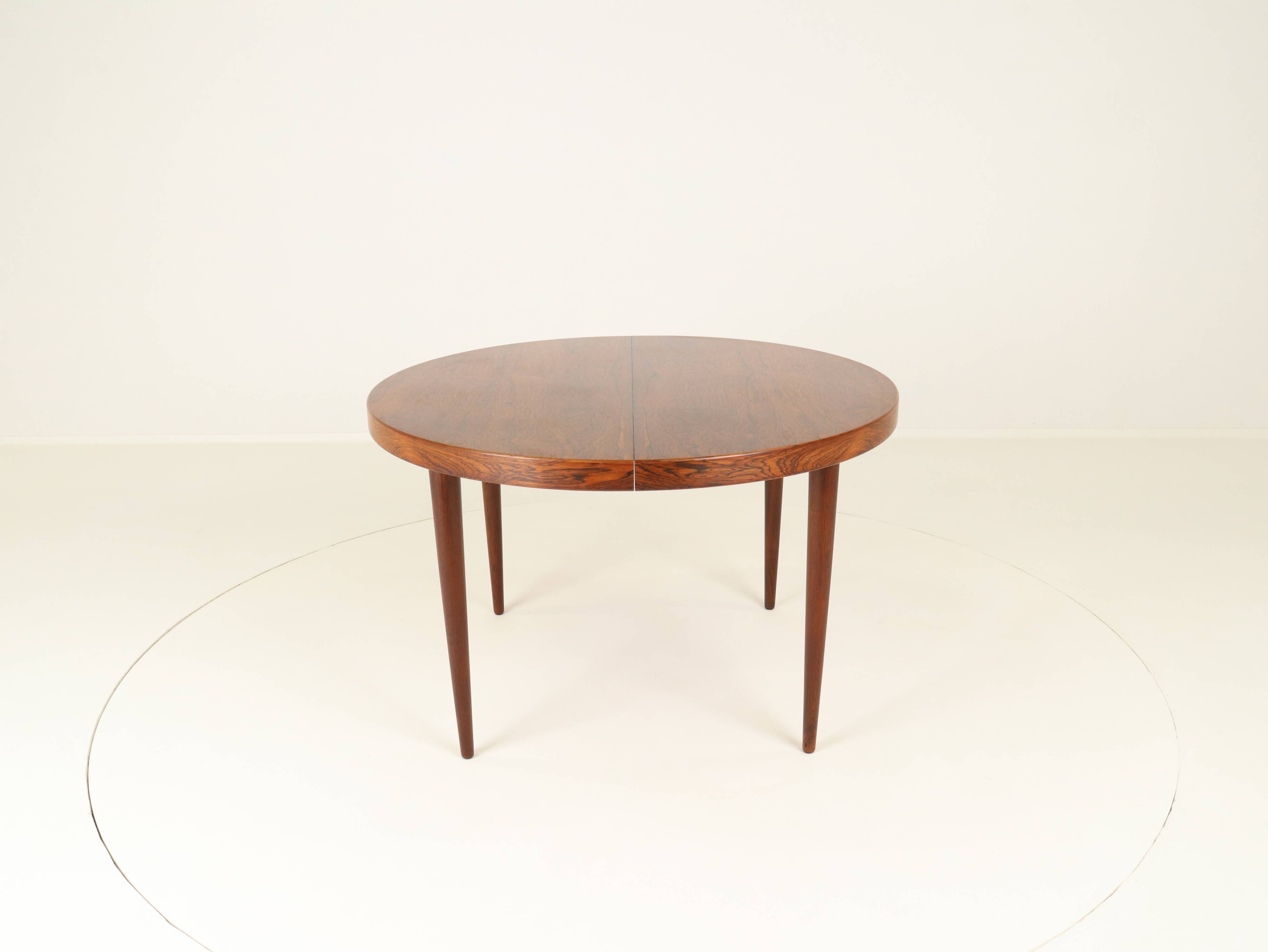 Extendable Rosewood Dining Table Model 56 by Villy Schou Andersen, Denmark, 1960s