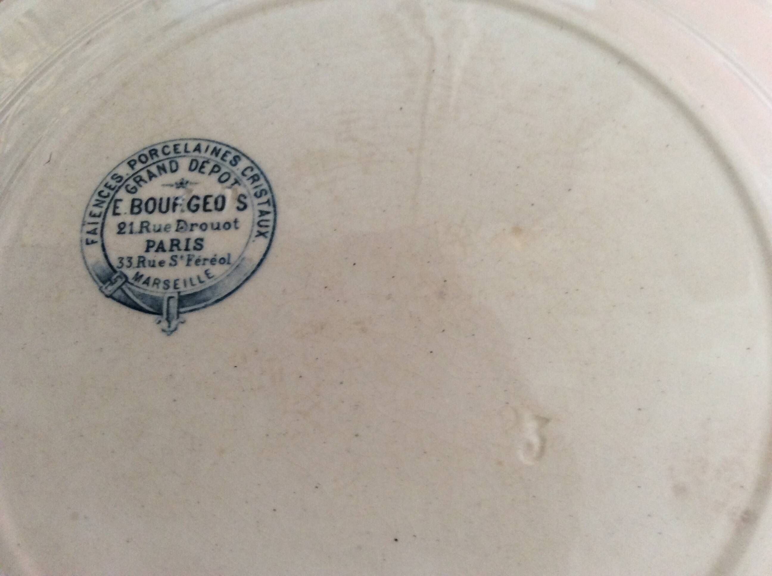 6 Terre de Fer flat plates