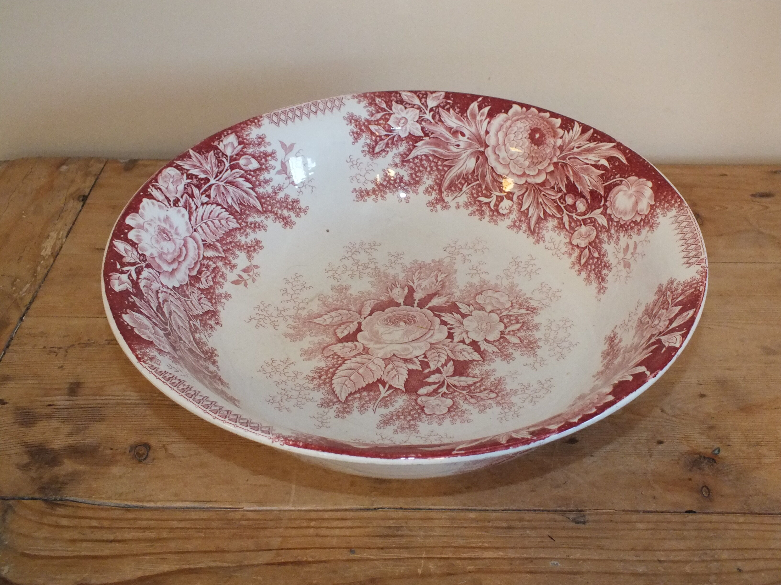 Bowl Sarreguemines U&C model Planter Pink