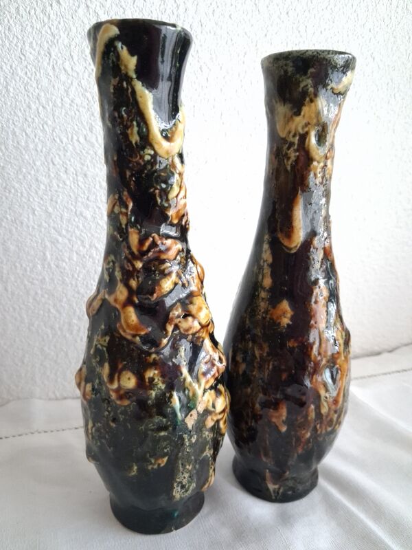Paire de vases soliflore Vallauris