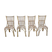 4 rattan chairs