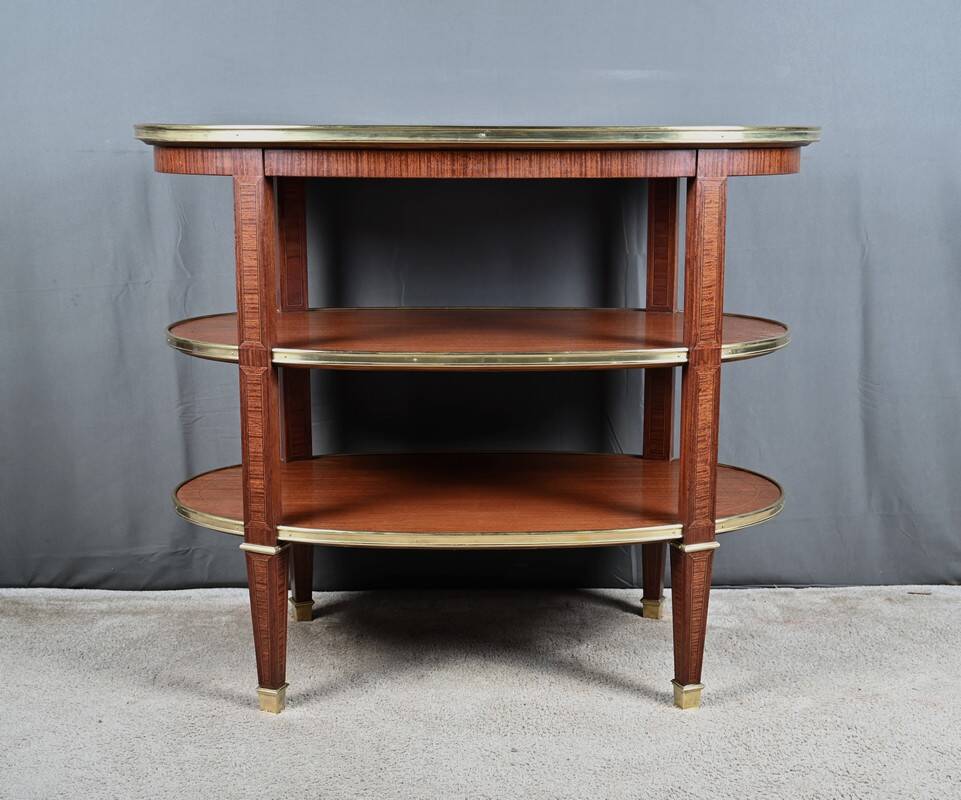 Dessert 3 trays in mahogany, Louis XVI style – 1900