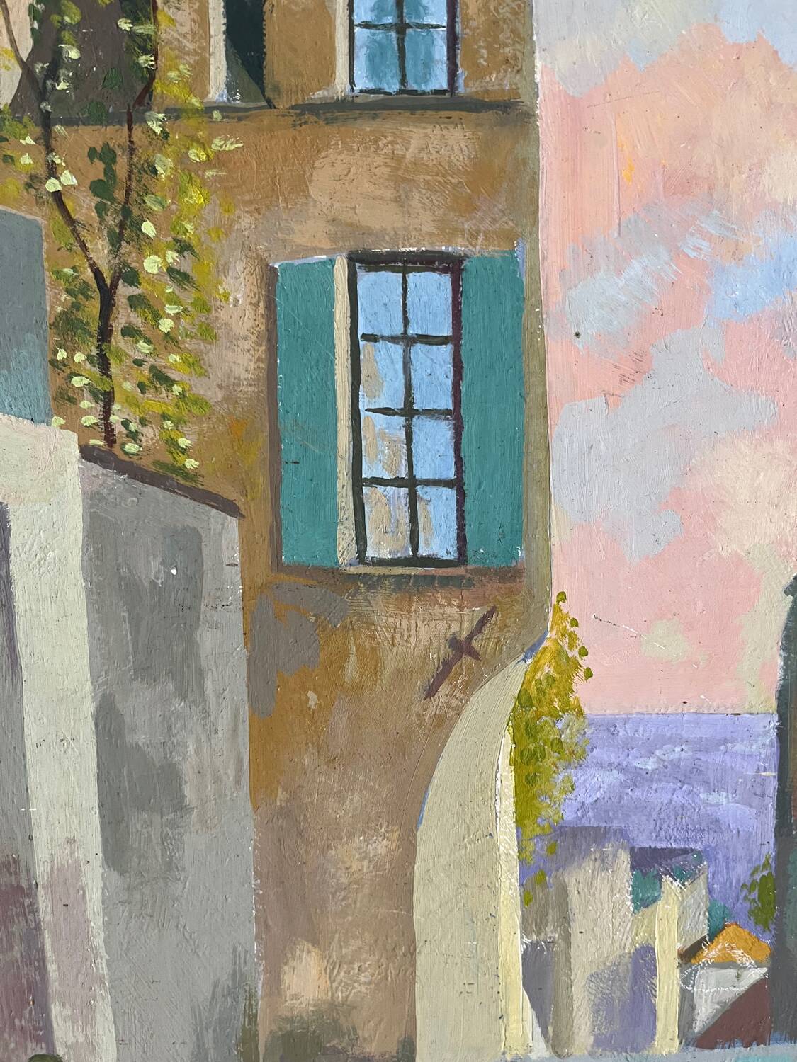 Street scene, Robert Mahelin (1889-1968)