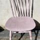 Chaise Baumann rose pâle