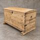 French natural pine blanket chest / 1920s