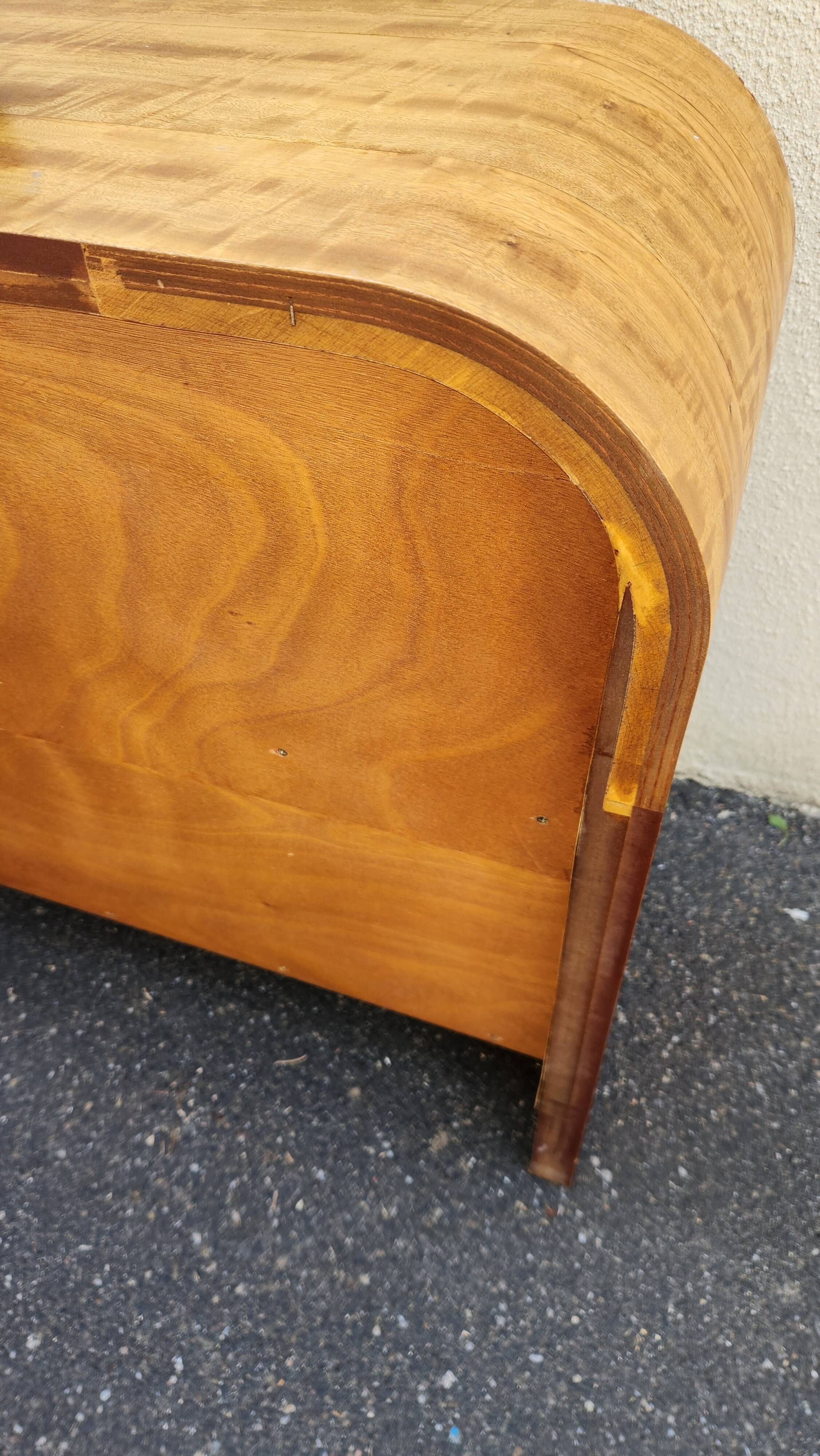 Buffet bas étagère vintage style scandinave / Art Déco