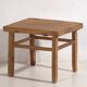 Antique square side table (c.1920) #9