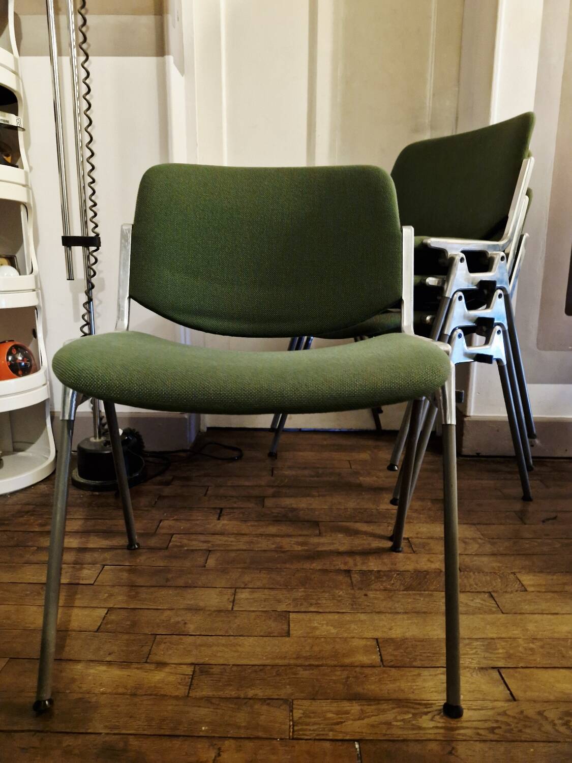 Set de 3 Chaises DSC 106 Giancarlo Piretti / Anonima Castelli, 1965,70