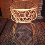 Rattan cradle