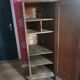 Parisian wardrobe with several shelves