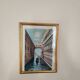 Watercolor of Venice, early 20th century/ Gondola/ Italy