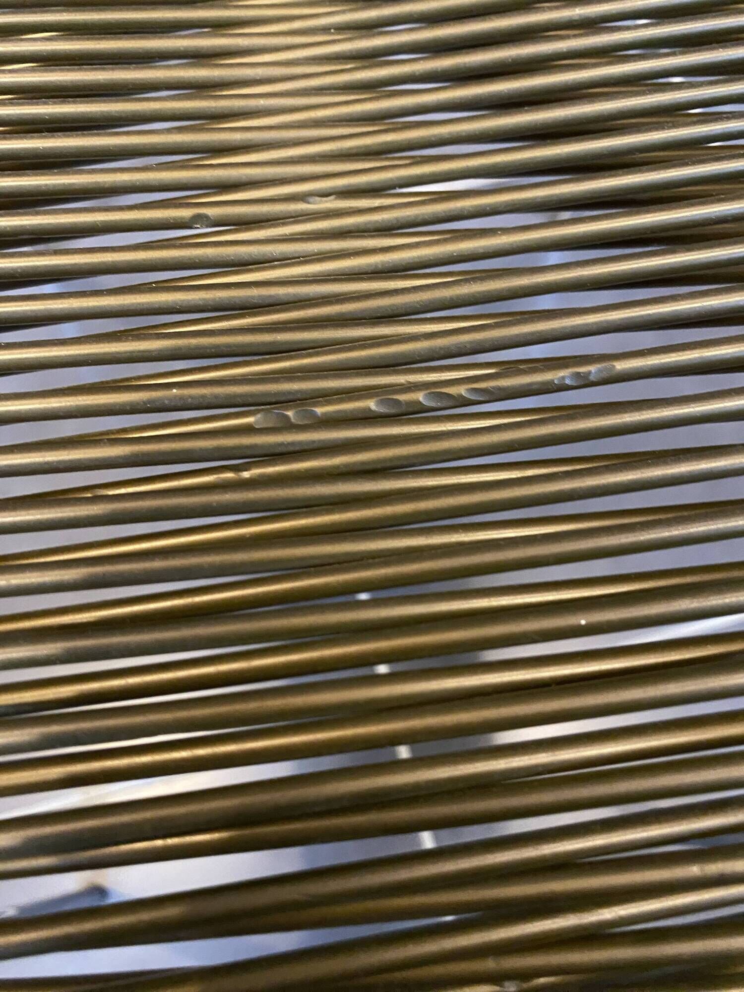 Scoubidou chair or vintage 1960s khaki green chrome spaghetti chair