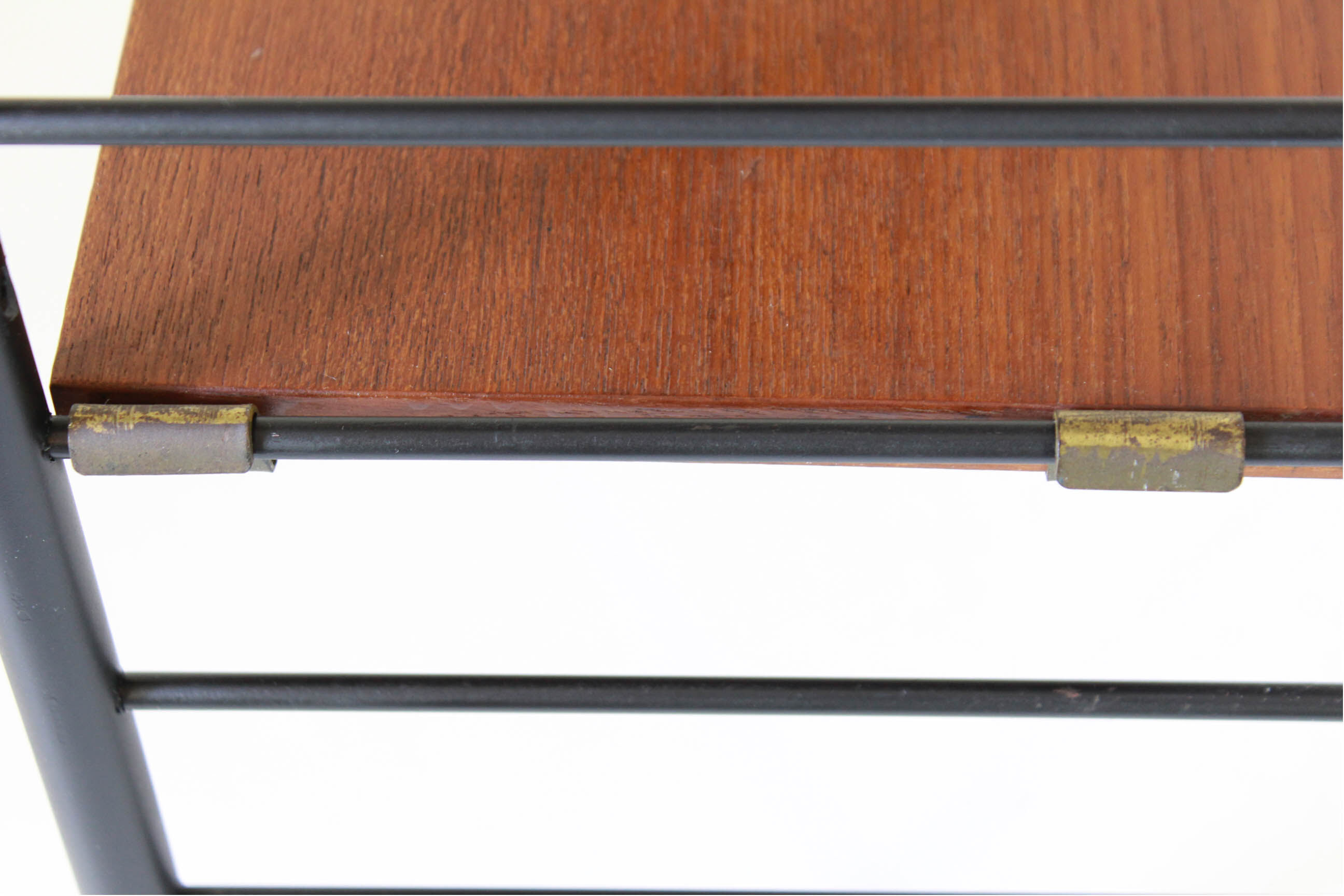 1960s vintage teak bookshelf in scandinavian style