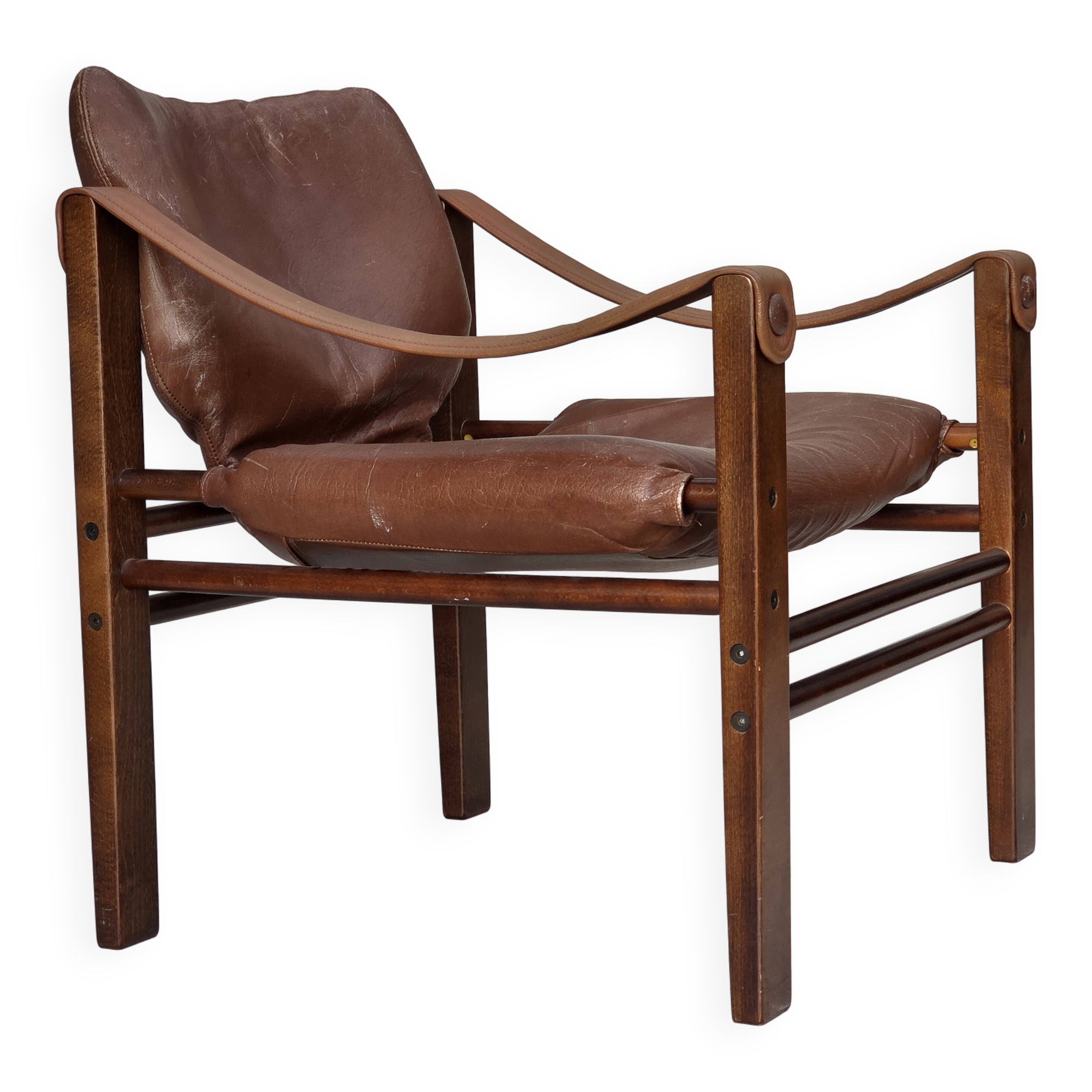 1970s, Danish armchair model "Safari" by Skippers Furniture.