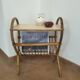 Rattan side table