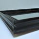 Blackened wood mirror napoleon iii xixth 37.5 cm x 46.8 cm