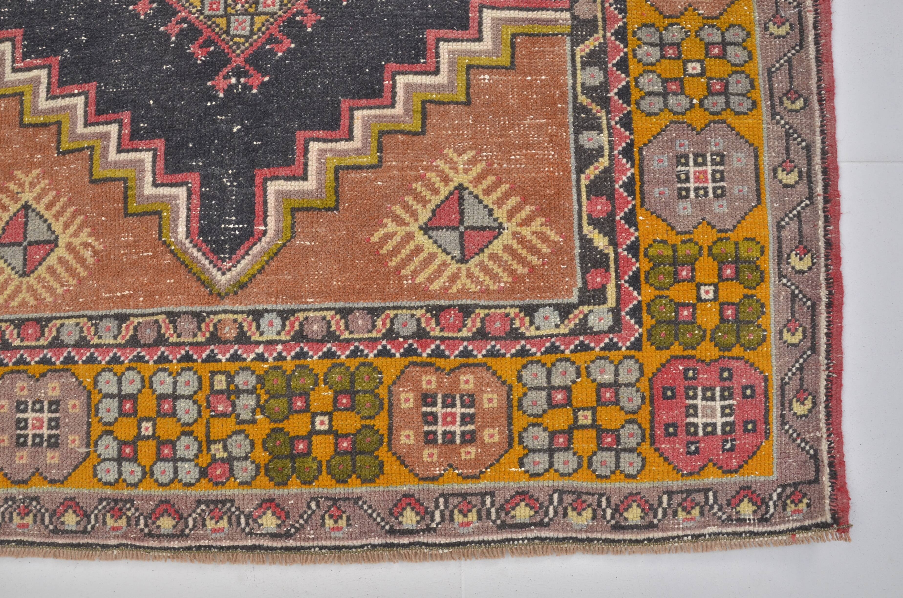 Red & Orange Turkish Wool Rug sku 2493