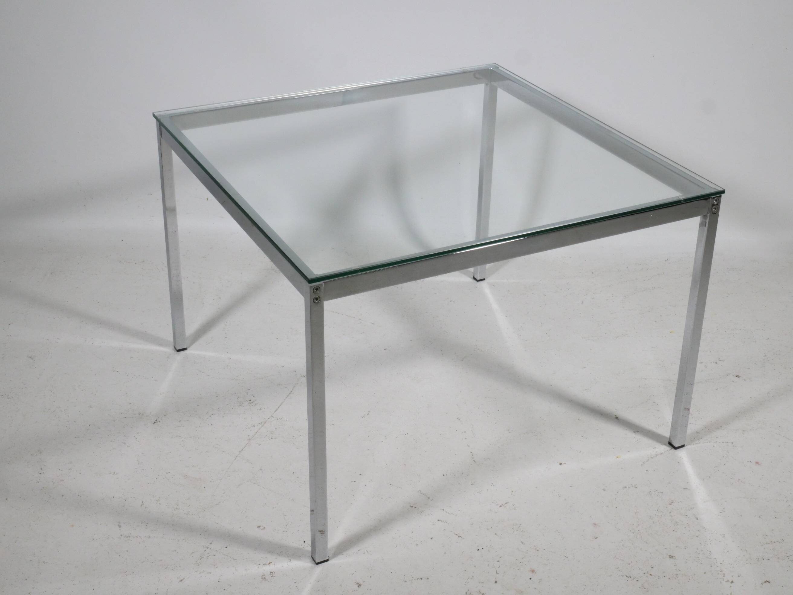 1960s Mid-Century  Coffee Table Chrome and Glass