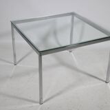 1960s Mid-Century  Coffee Table Chrome and Glass
