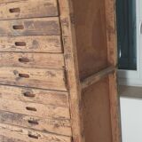 Meuble de métier en bois naturel