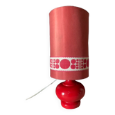 Lampe vintage rouge