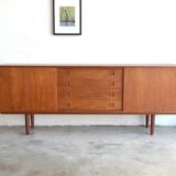Teak sideboard by Clausen & Son * 196 cm