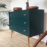 Vintage duck blue dresser