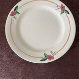 Pedestal presentation dish stamped E. Charbonnier Salins les Bains, Algiers model