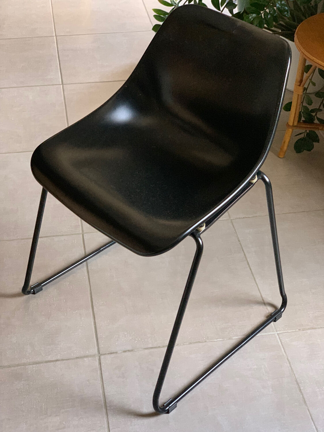 Designer metal chair