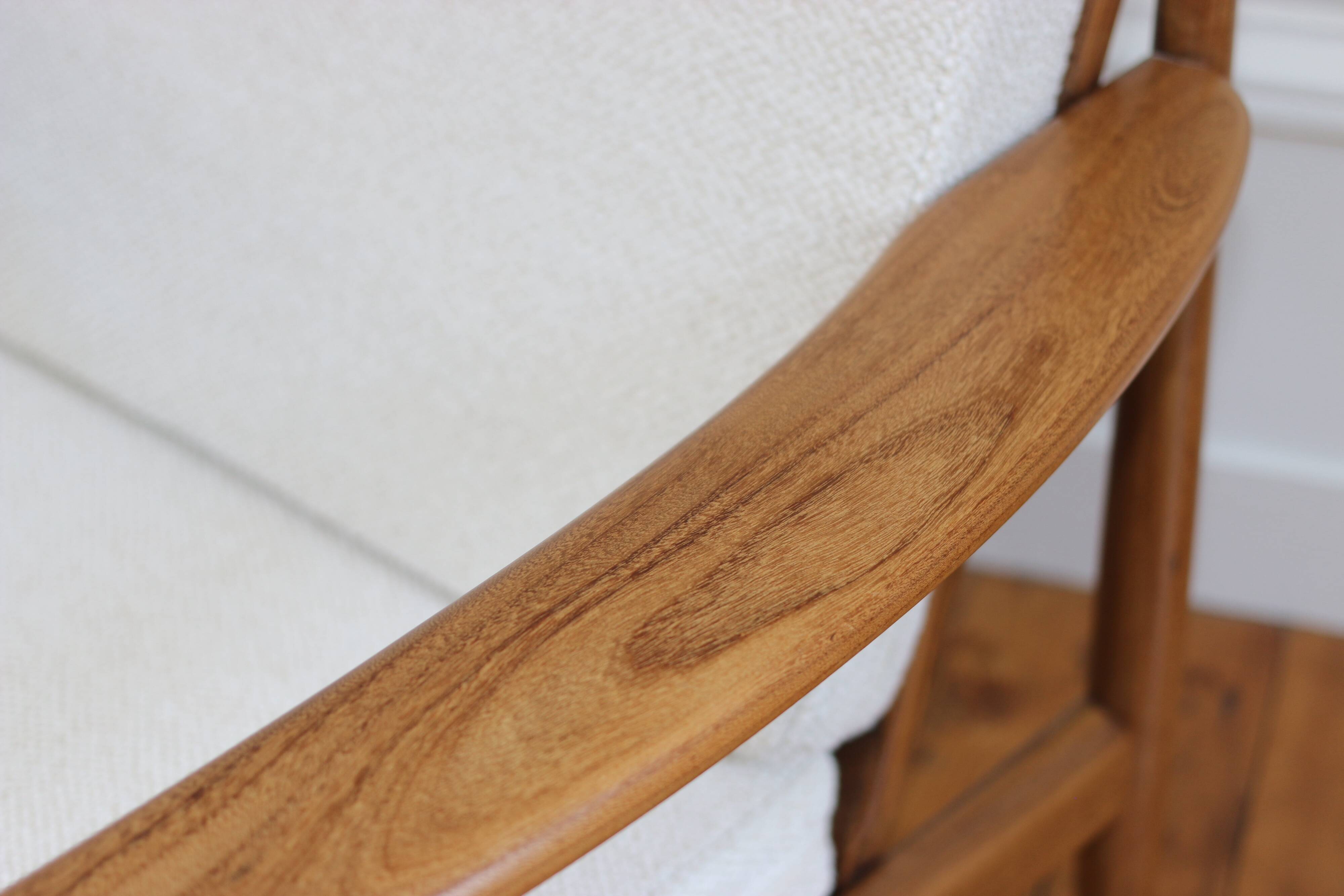 Vintage Scandinavian teak armchair Grete Jalk 1960