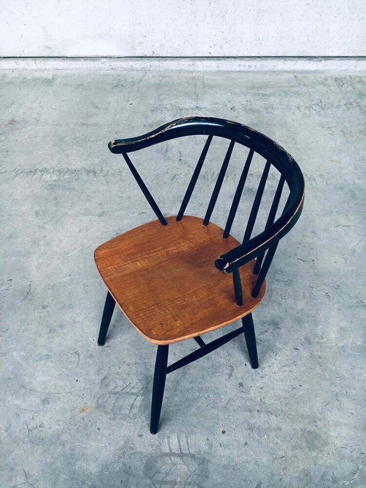 Set of Mid-Century Modern Fanett Armchairs, Denmark, 1950s