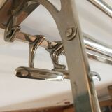 20s chrome wall coat rack