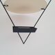 Chandelier design halogen metal Lucien Gau