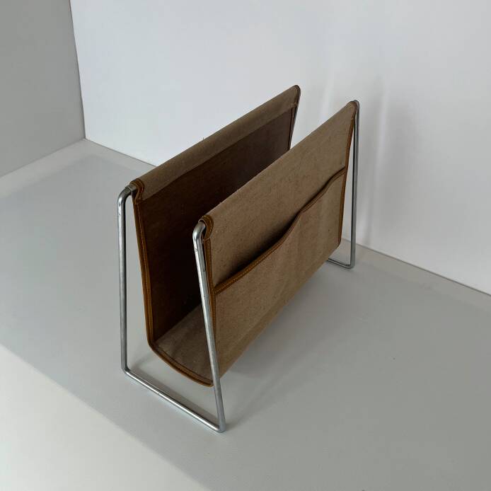 Vintage Verner Panton magazine rack for Fritz Hansen