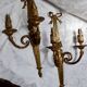 Bronze wall light in Louis XVI style
