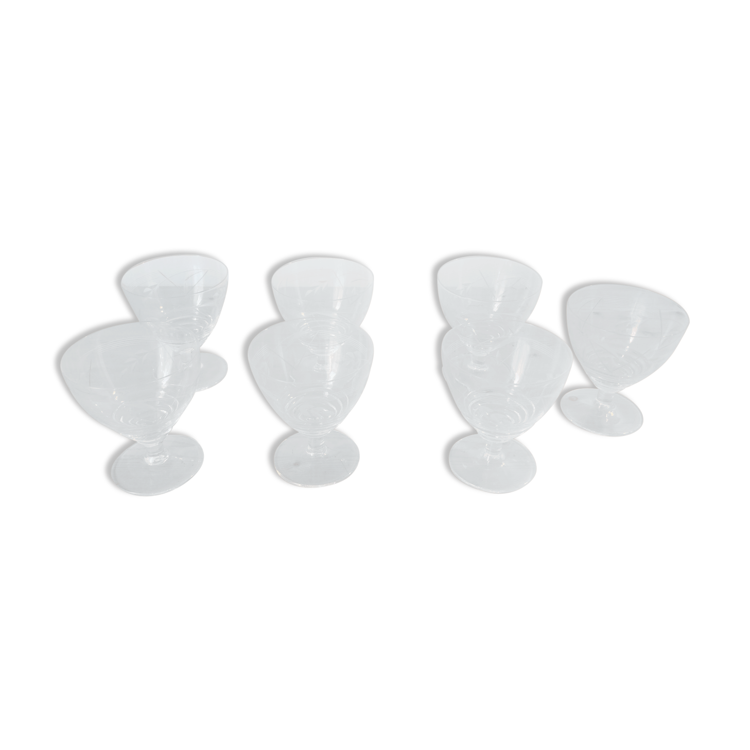 Ancient crystal glasses
