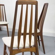 Chaises Eva en Teck par Niels Koefoed pour Koefoeds Hornslet, 1960s, Set de 6