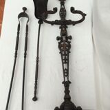 Wrought iron chimney serve