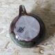 Enameled stoneware gourd signed