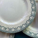 Flat plates in Iron earth manufacture Salins model Garland