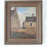 Oil on canvas, Brittany, Breton school, HR, 19th century