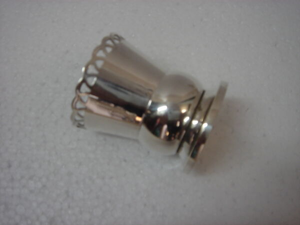 Coquetier métal argenté Daniel Trégut