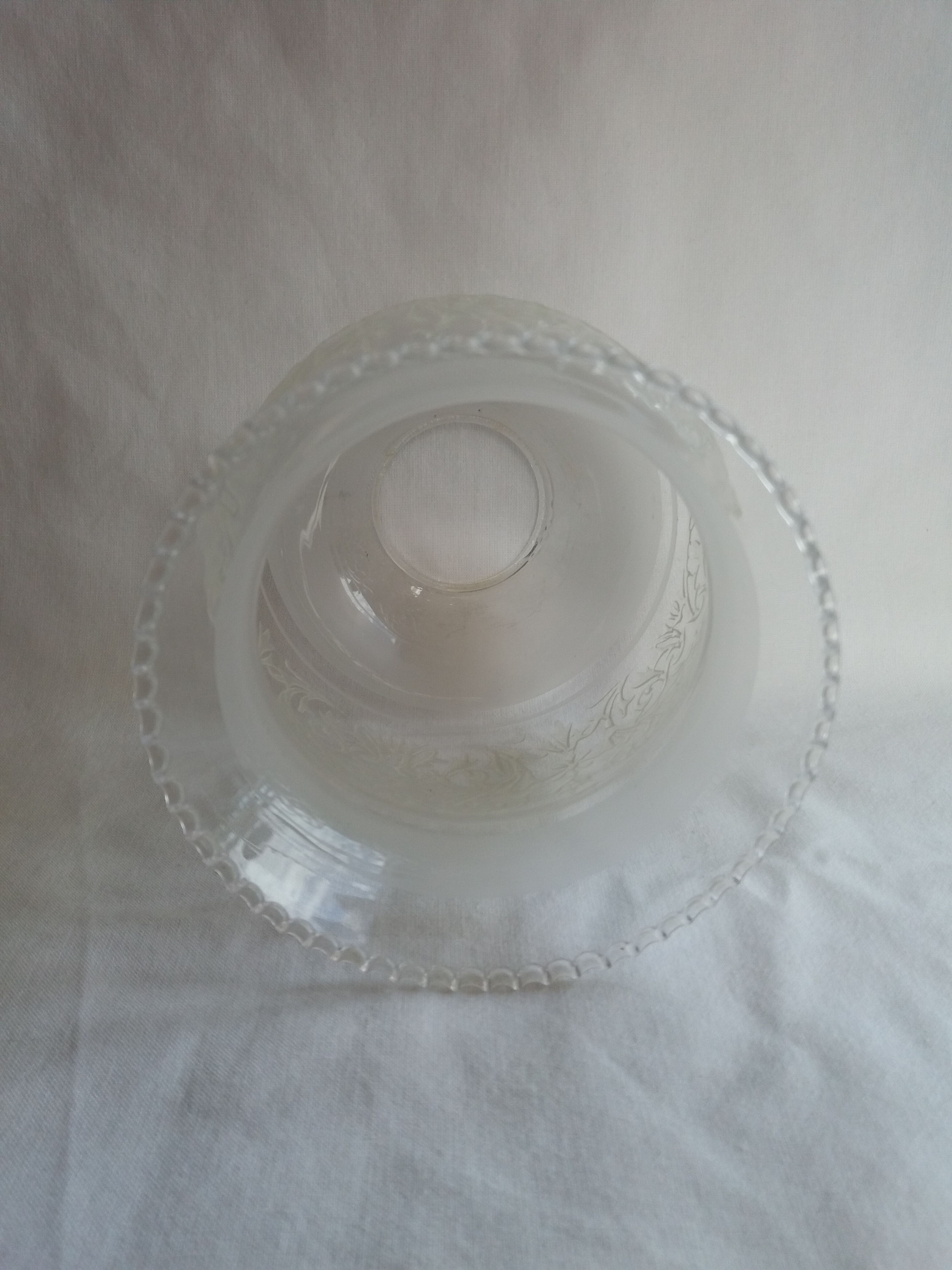 Tulip lampshade blown glass wall lamp